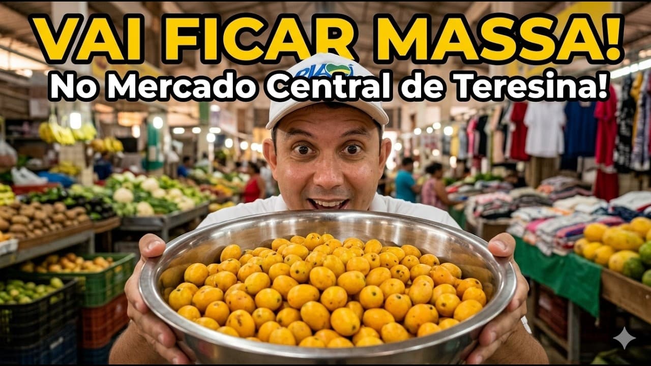 Visitando o Mercado Central de Teresina durante a Reforma